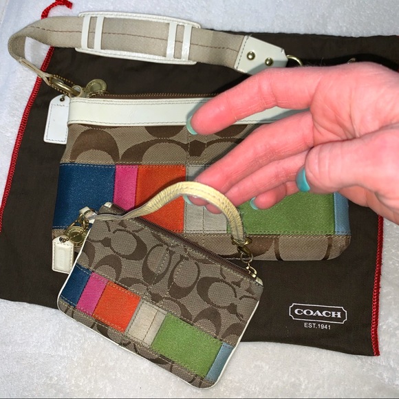 COACH Multi Color Wristlet - Picture 7 of 7